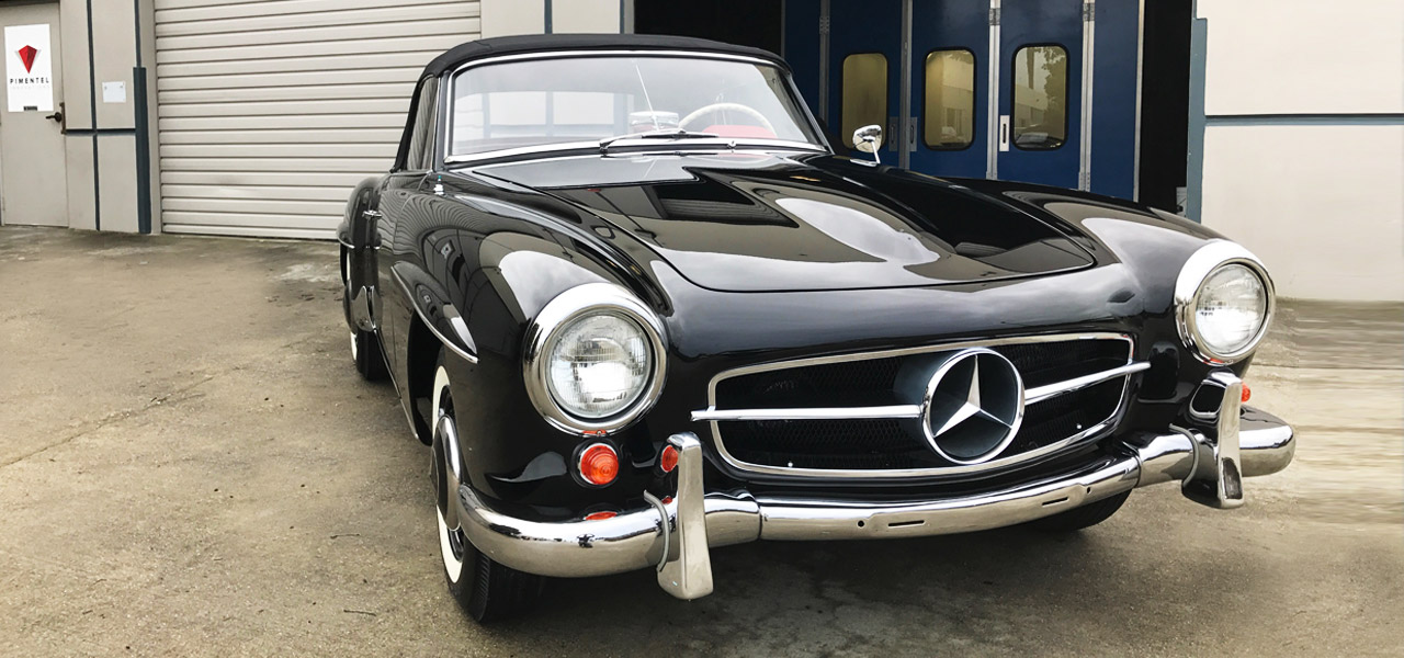 Classic automobile detail