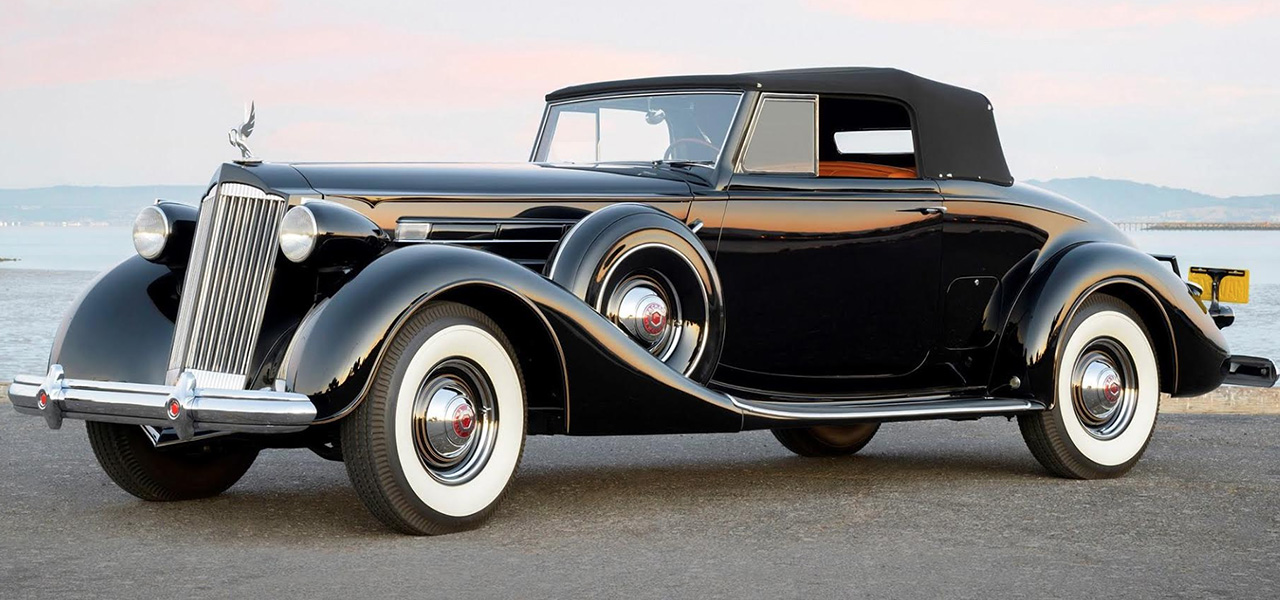 Restored classic automobile